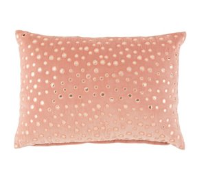 rectangle pink cushion