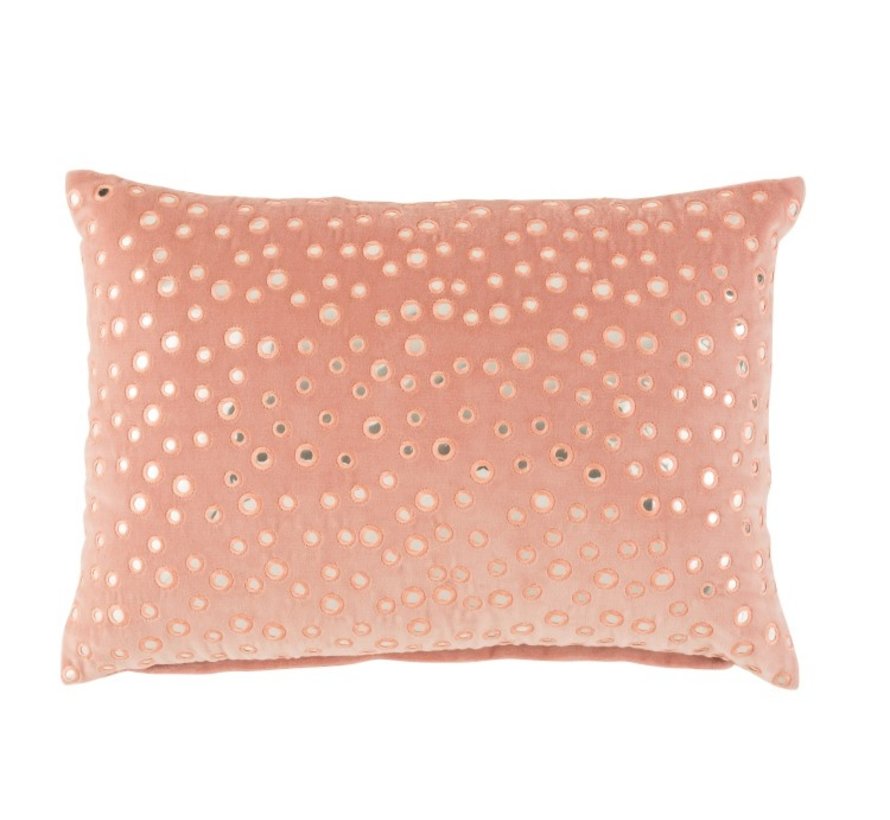 silver rectangle cushion