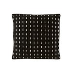 J-Line Cushion Square Cotton Mirror Rectangle Black - Silver