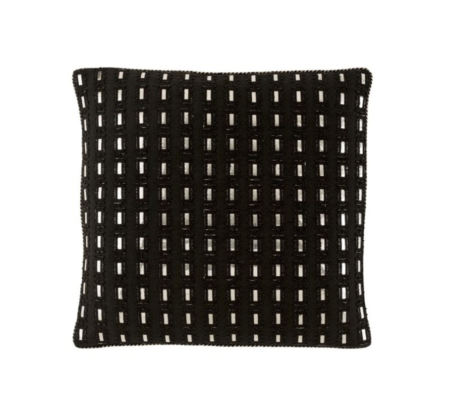 silver rectangle cushion