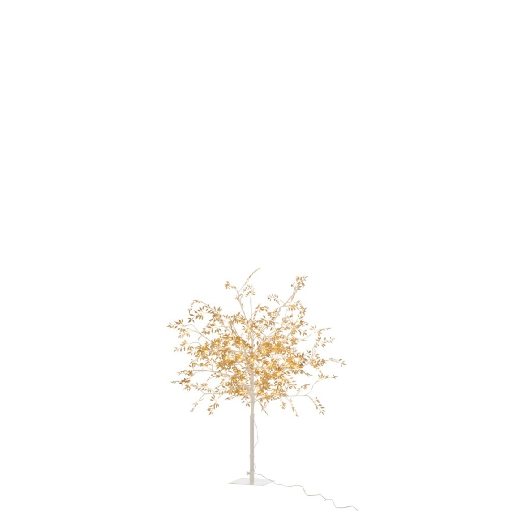 J-Line Table lamp Tree Leaves Glitters Led Gold - Medium