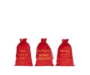 velvet red bag