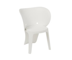 white plastic high chair