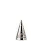 Decoration Cone Glass Winter Led Christmas Atmosphere Silver - Small