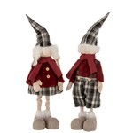 J-Line Decoration Christmas dolls Winter Clothes Mix Colors - Large