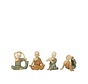 Decoration Monks Yoga Ocher Green - Small