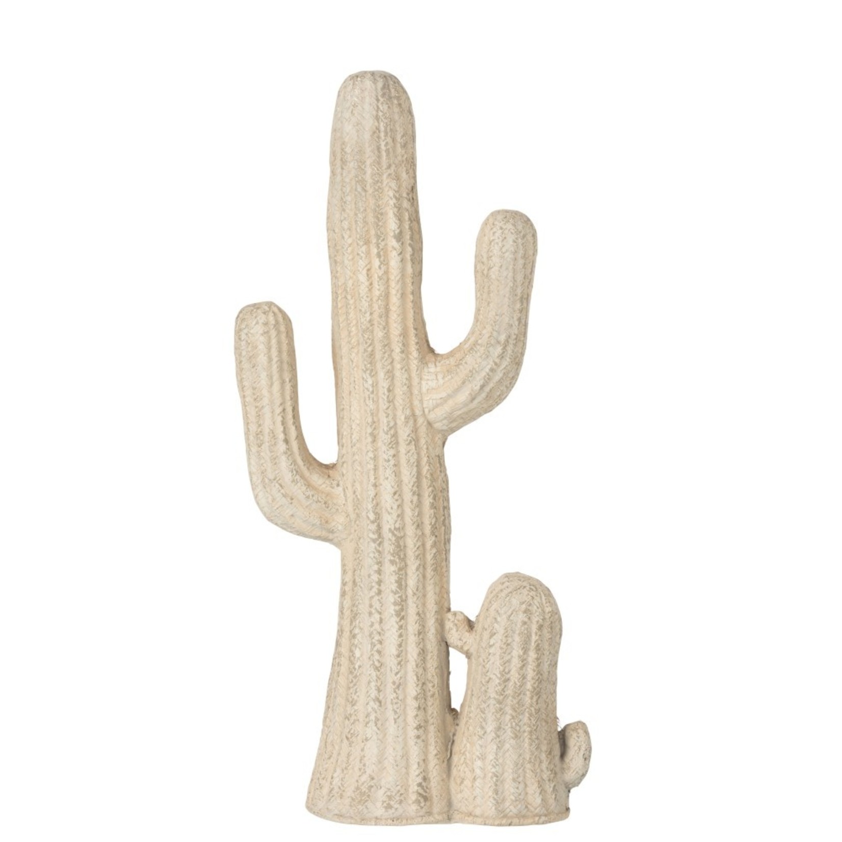 J-Line Decoratie Cactussen Groot Klein - Beige