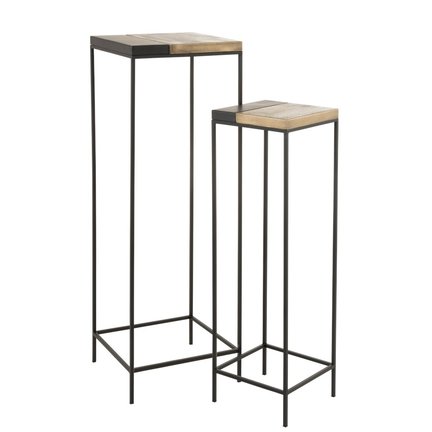 Hoge of lage bijzettafels trendy salontafels