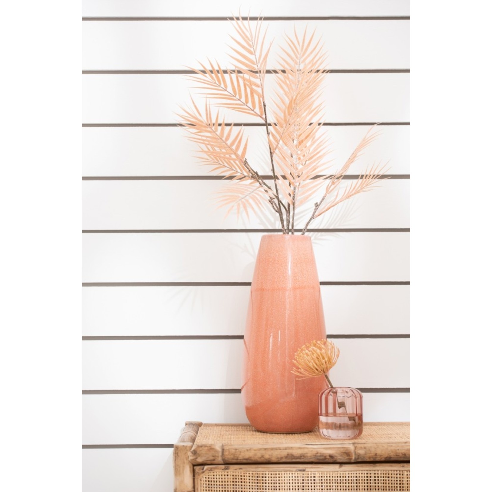 J-Line Vase Ceramic Summer Grapefruit Color - Large