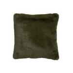 J-Line Cushion Square Plush Extra Soft - Khaki