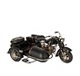 Decoration Retro Motorcycle Sidecar Metal - Black