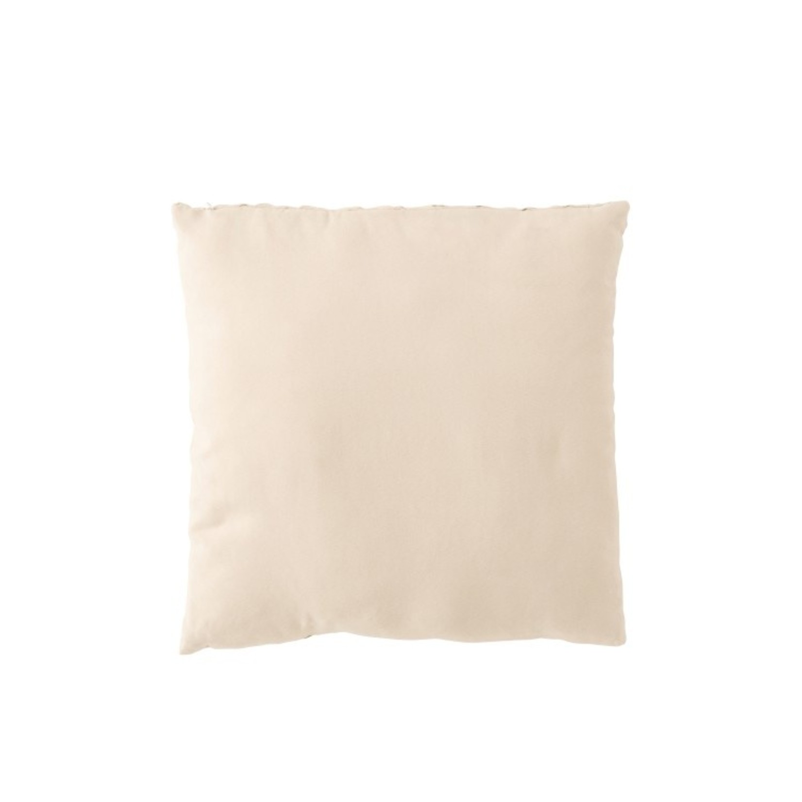 J-Line Cushion Square Woven Polyester - Beige