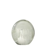 J-Line Paper Weight Three Jellyfish Spots - White