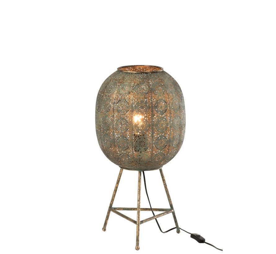 Oriental Floor Lamp On Foot Ironwork Gold Sl Homedecoration Com Oriental Floor Lamp On Foot Ironwork, Antique Oriental Floor Lamps