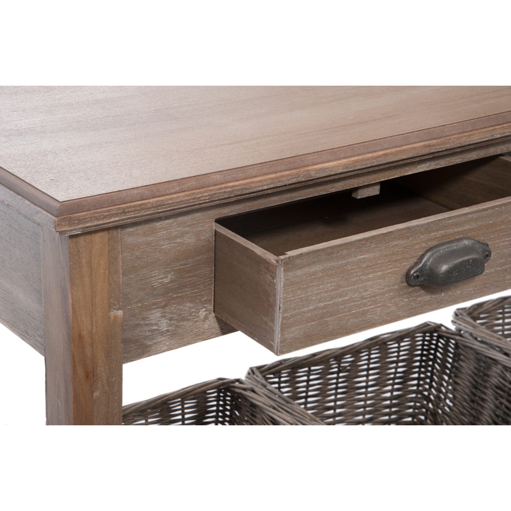 J-Line Console table Rectangle Drawers Baskets