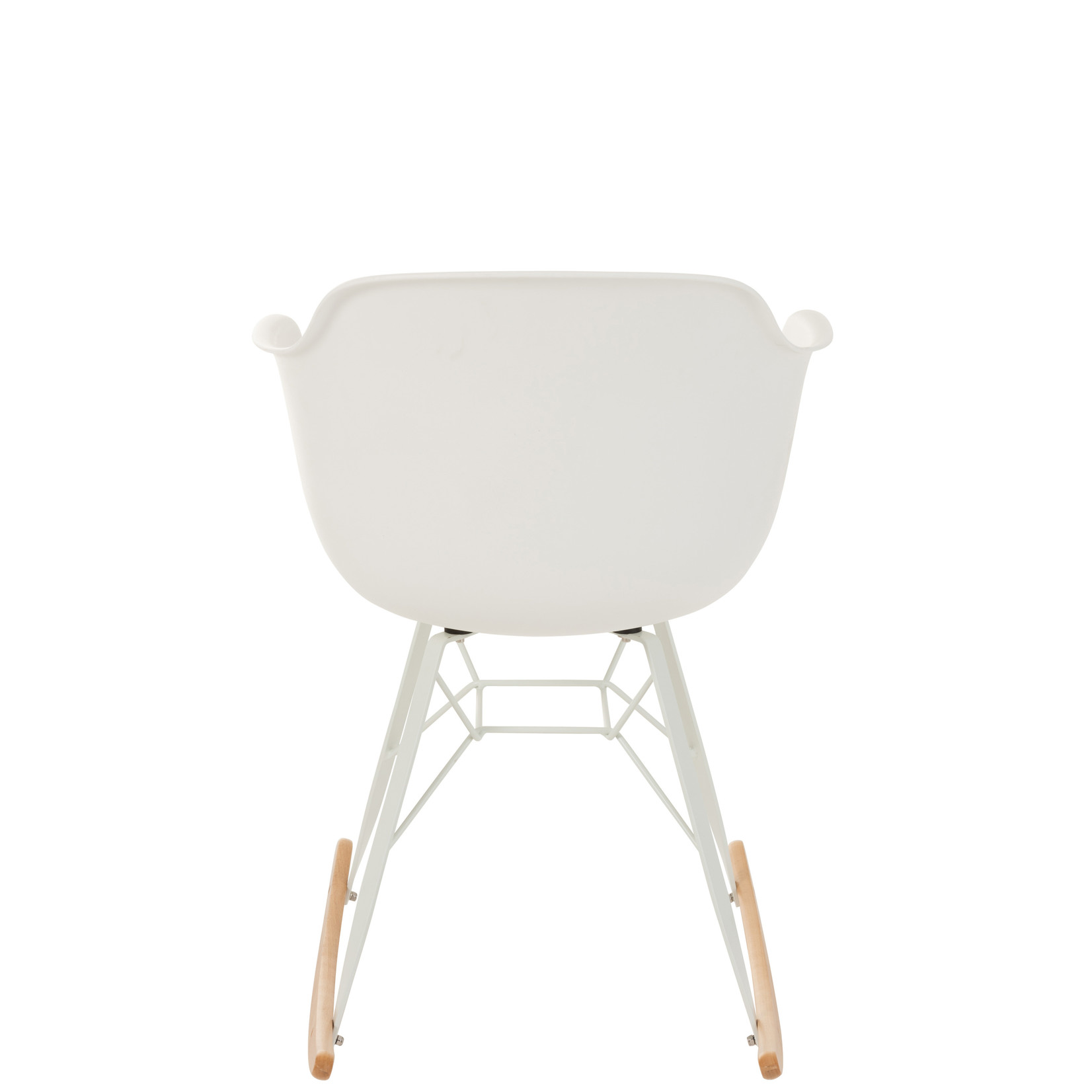 J-Line Rocking chair Pastel White