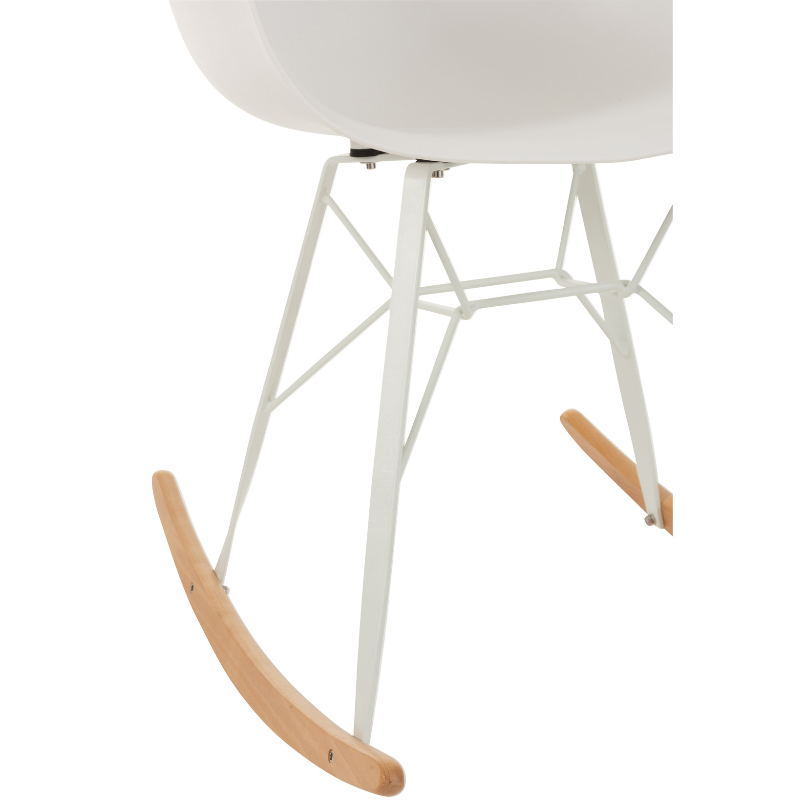 J-Line Rocking chair Pastel White