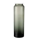 J-Line Bottles Vase High Glass Gray Large