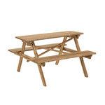 J-Line Picnic table Bamboo Natural Brow