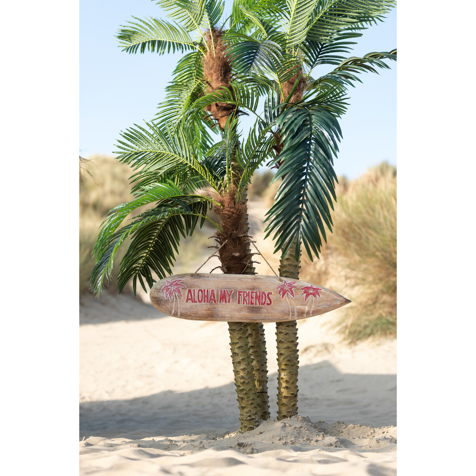 J-Line Wanddecoratie Surfplanken Hout