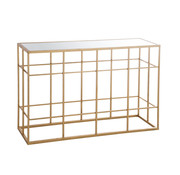 J-Line Console Table Rectangle Gold