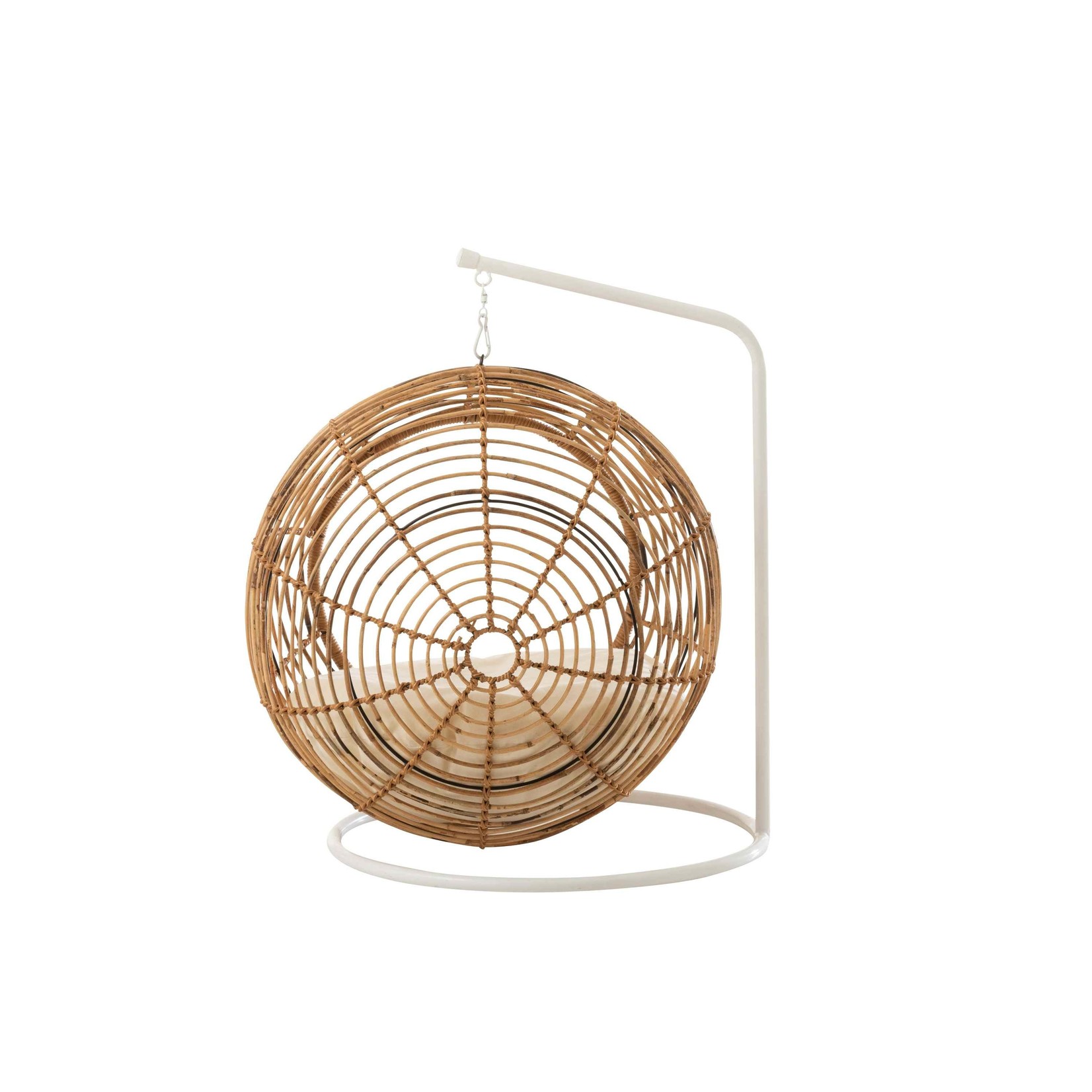 J-Line Hanging chair Animal Rattan Natural