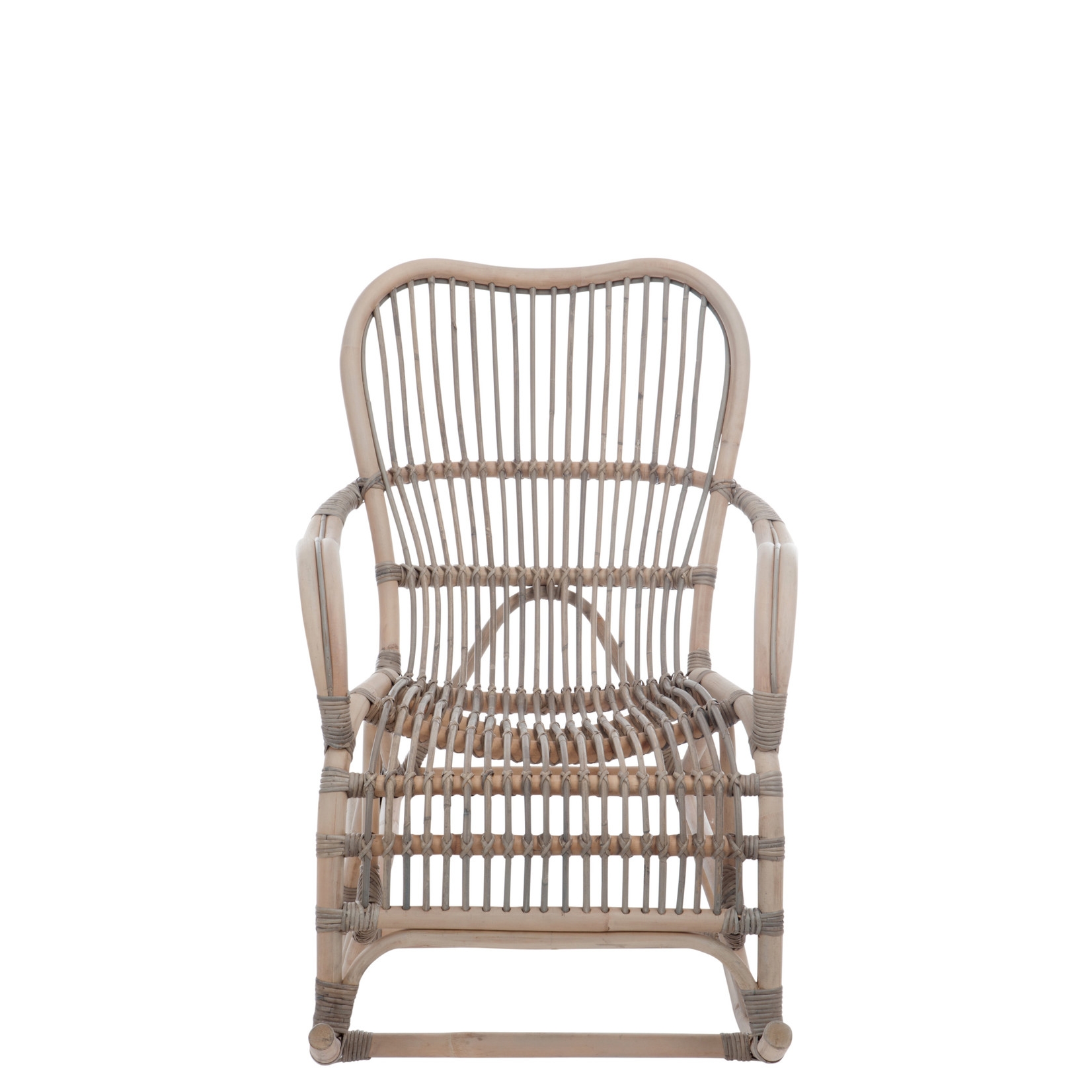 J-Line Rocking Chair Bamboo Gray