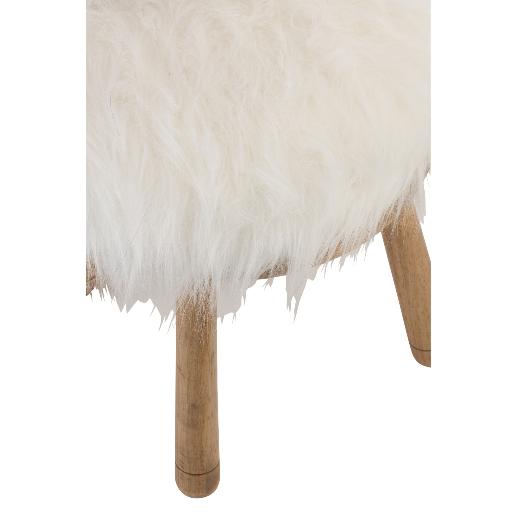 J-Line Chair Sheep Horns Wood Natural