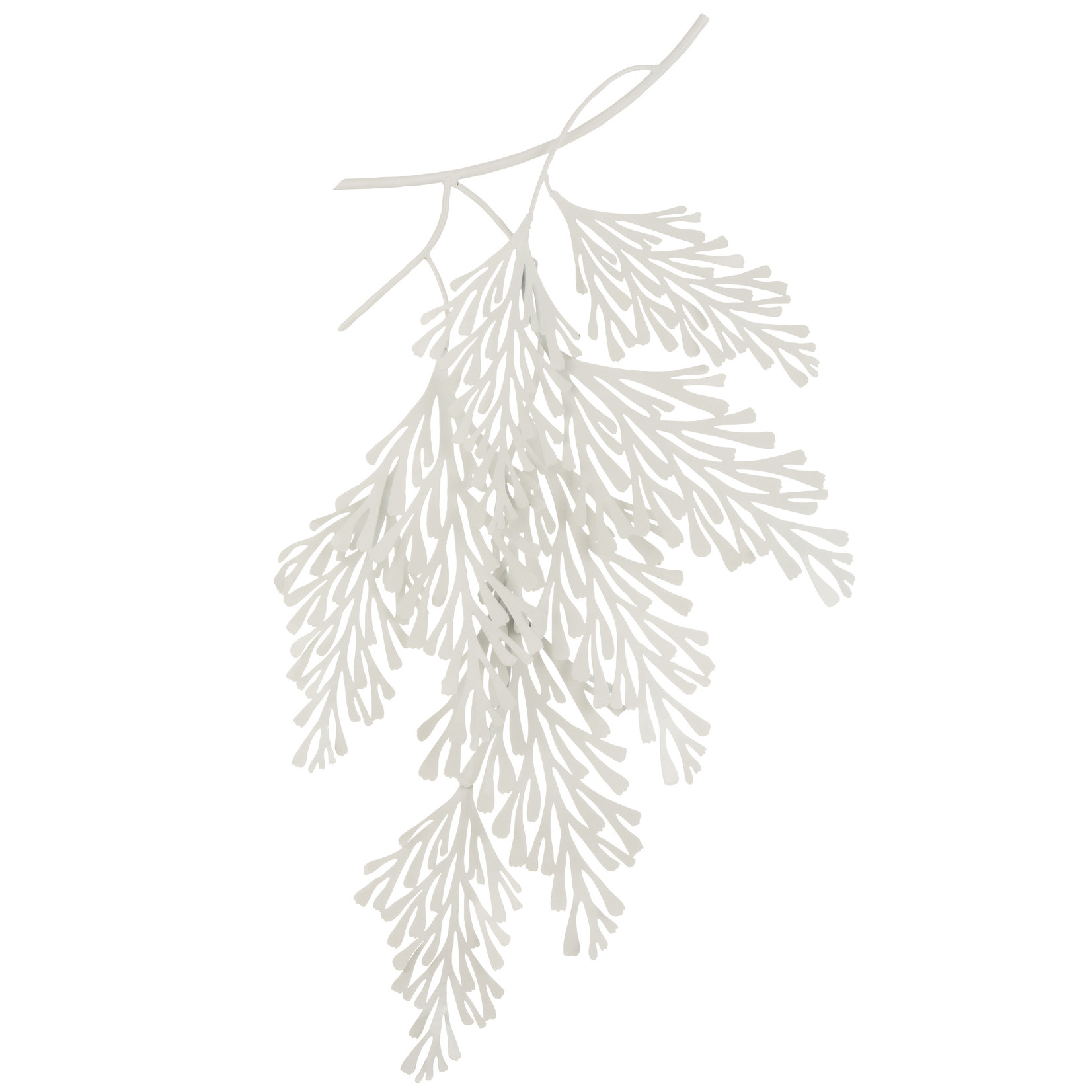 J-Line Wall decoration Leaves Branch White