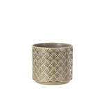 J-Line Flowerpot Diamonds Dark Gray Medium