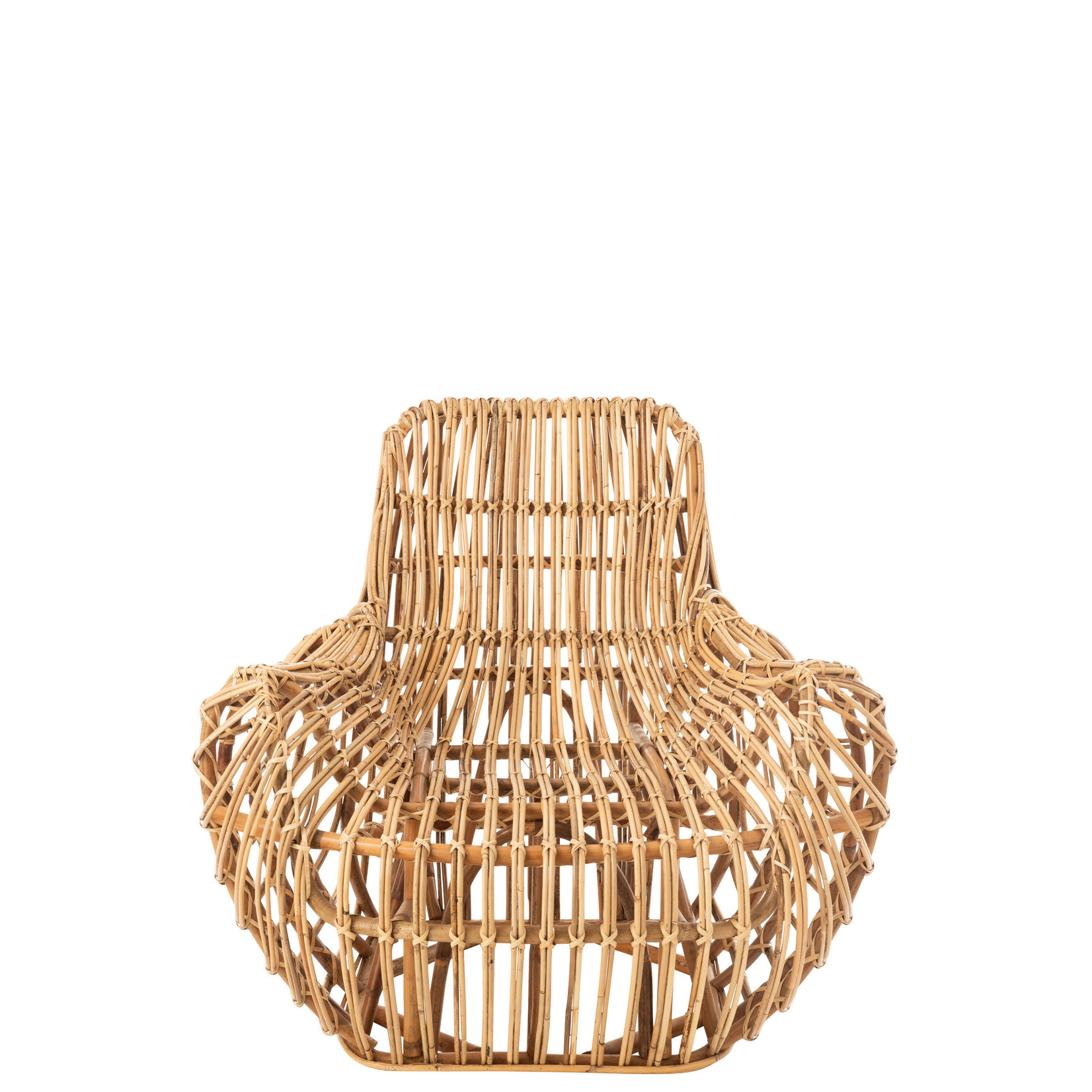 J-Line Seat Rural Rattan Natural