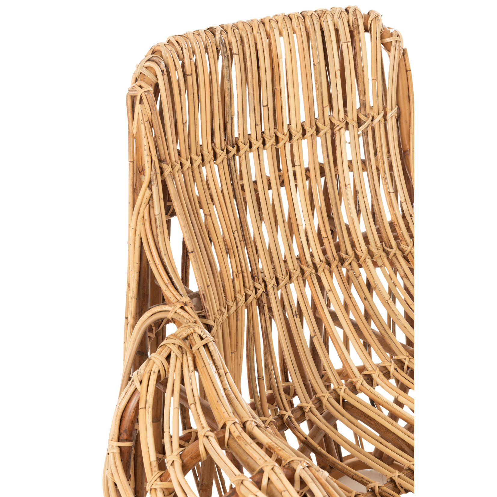 J-Line Seat Rural Rattan Natural