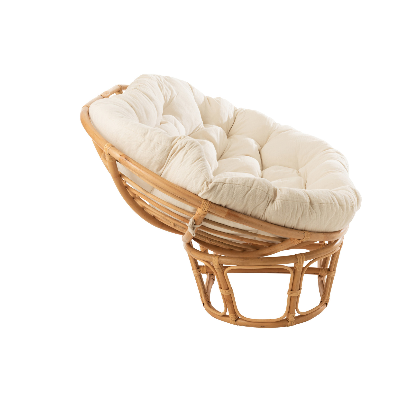 J-Line Sofa Oval Rural Rattan Natural