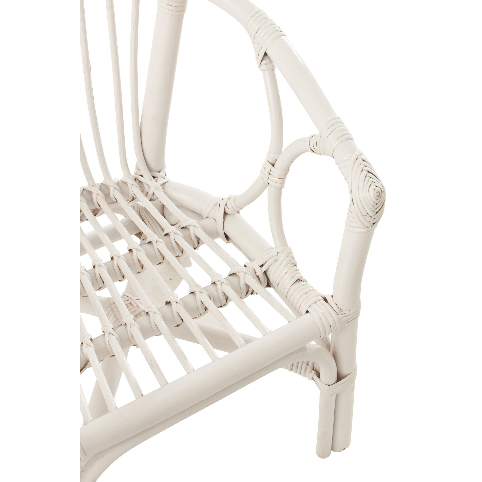 J-Line Children's chair Rural Rattan White