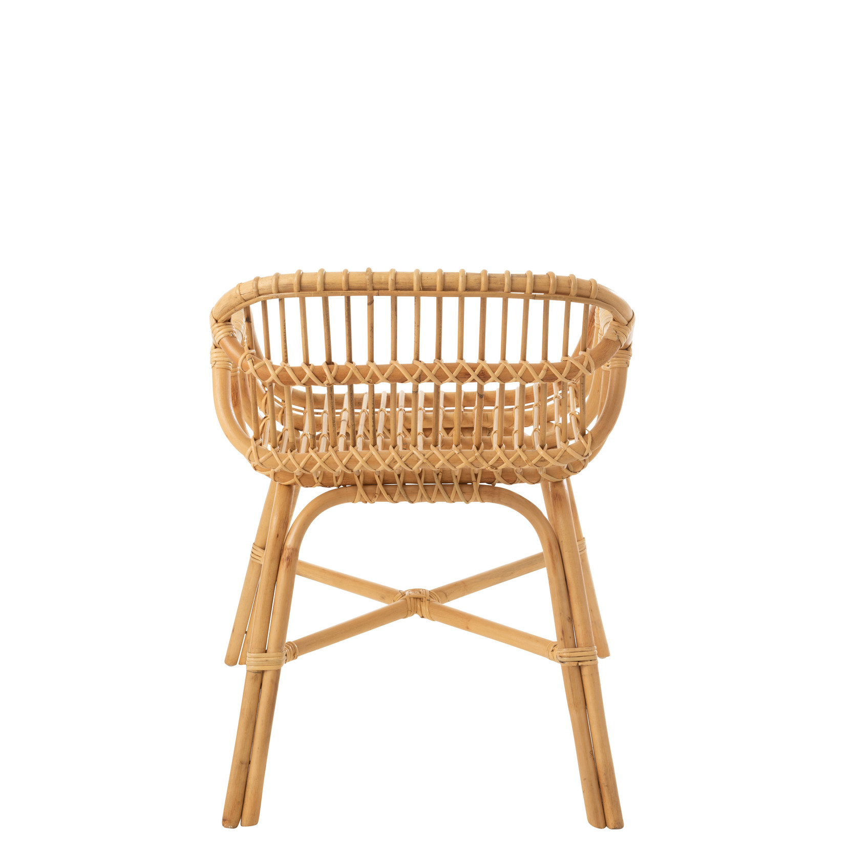 J-Line Bucket seat Rural Rattan Natural