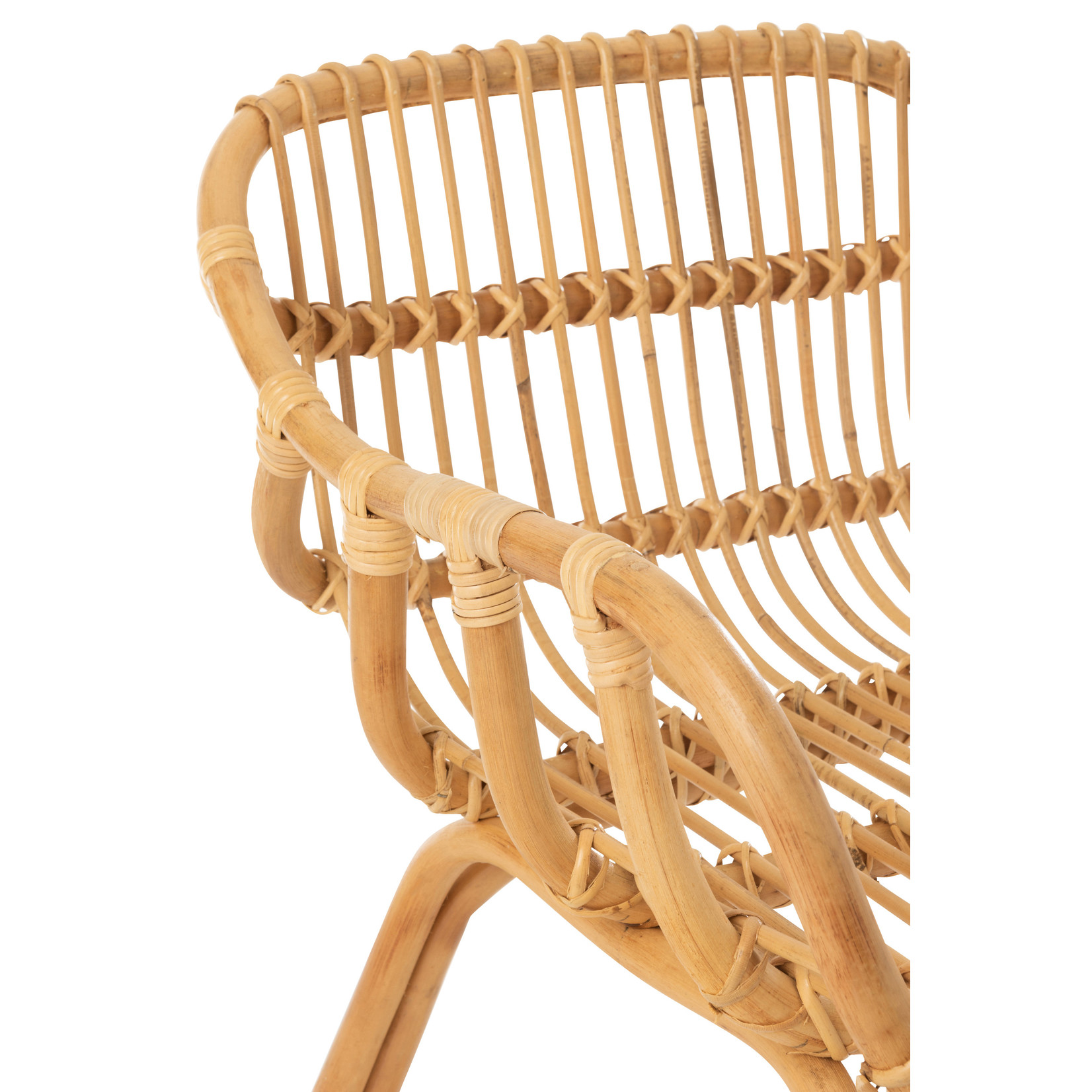 J-Line Bucket seat Rural Rattan Natural