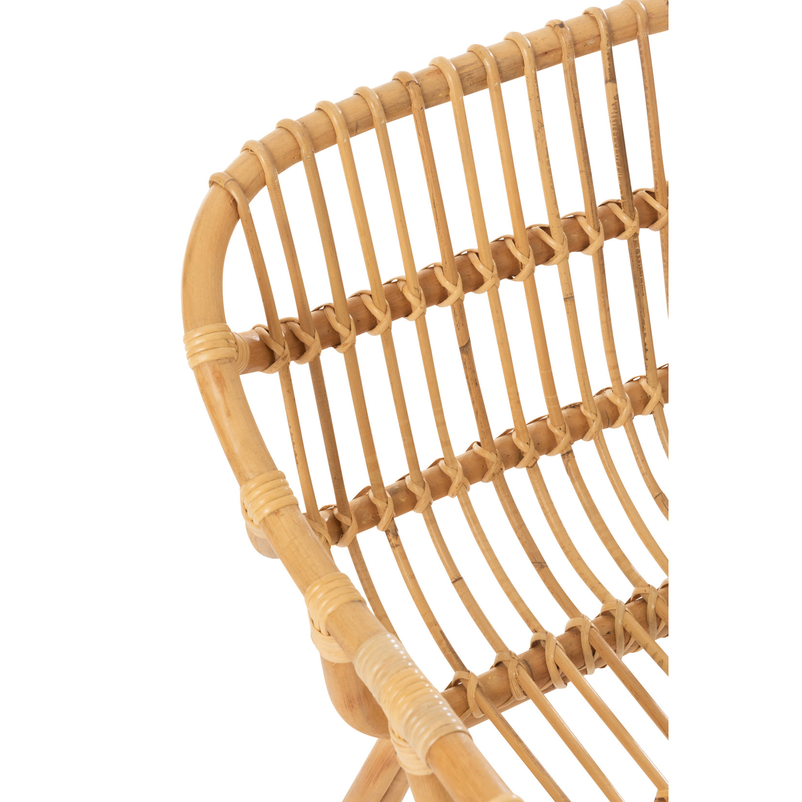 J-Line Bucket seat Rural Rattan Natural