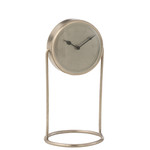 J-Line Table Clock Retro Silver Large