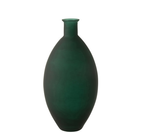 J-Line Bottles Vase Green Glass Large
