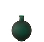 Bottles Vase Globe Green Glass Large