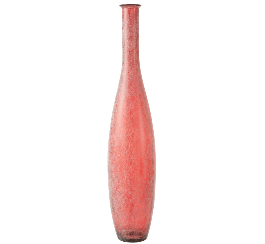 Bottles Vase Red Glass Large