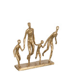 J-Line Decoratie Figuur Familie Goud