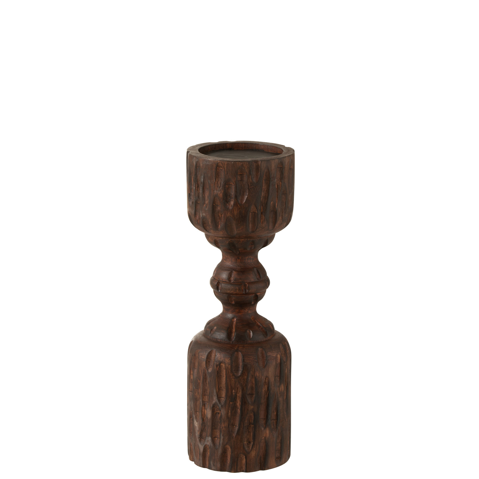 J-Line Candle Holder Column Mango Wood Small