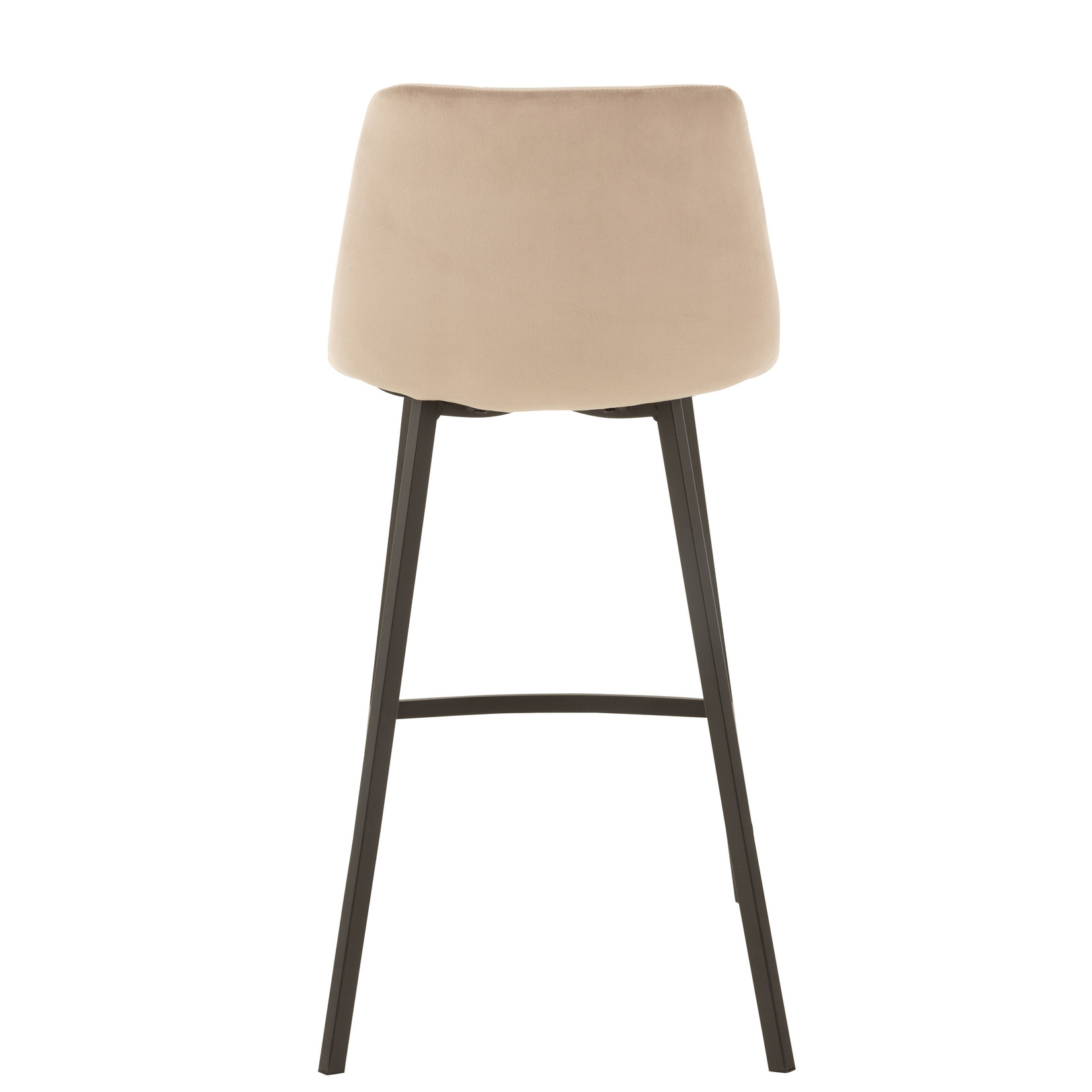 J-Line Barstool High Velvet Beige