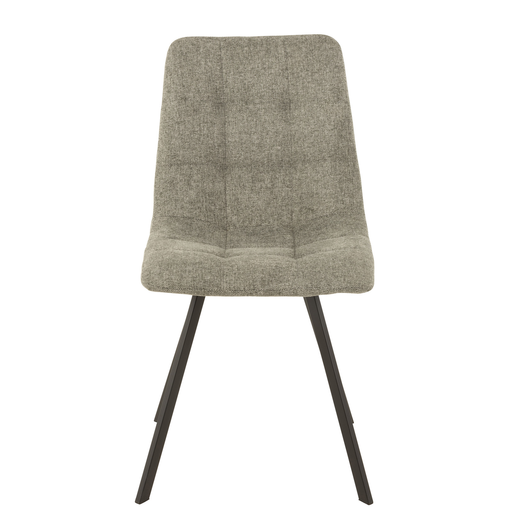 J-Line Dining chair Light gray Textile