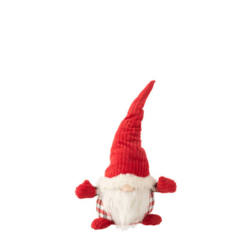 J-Line Santa Standing Red Small