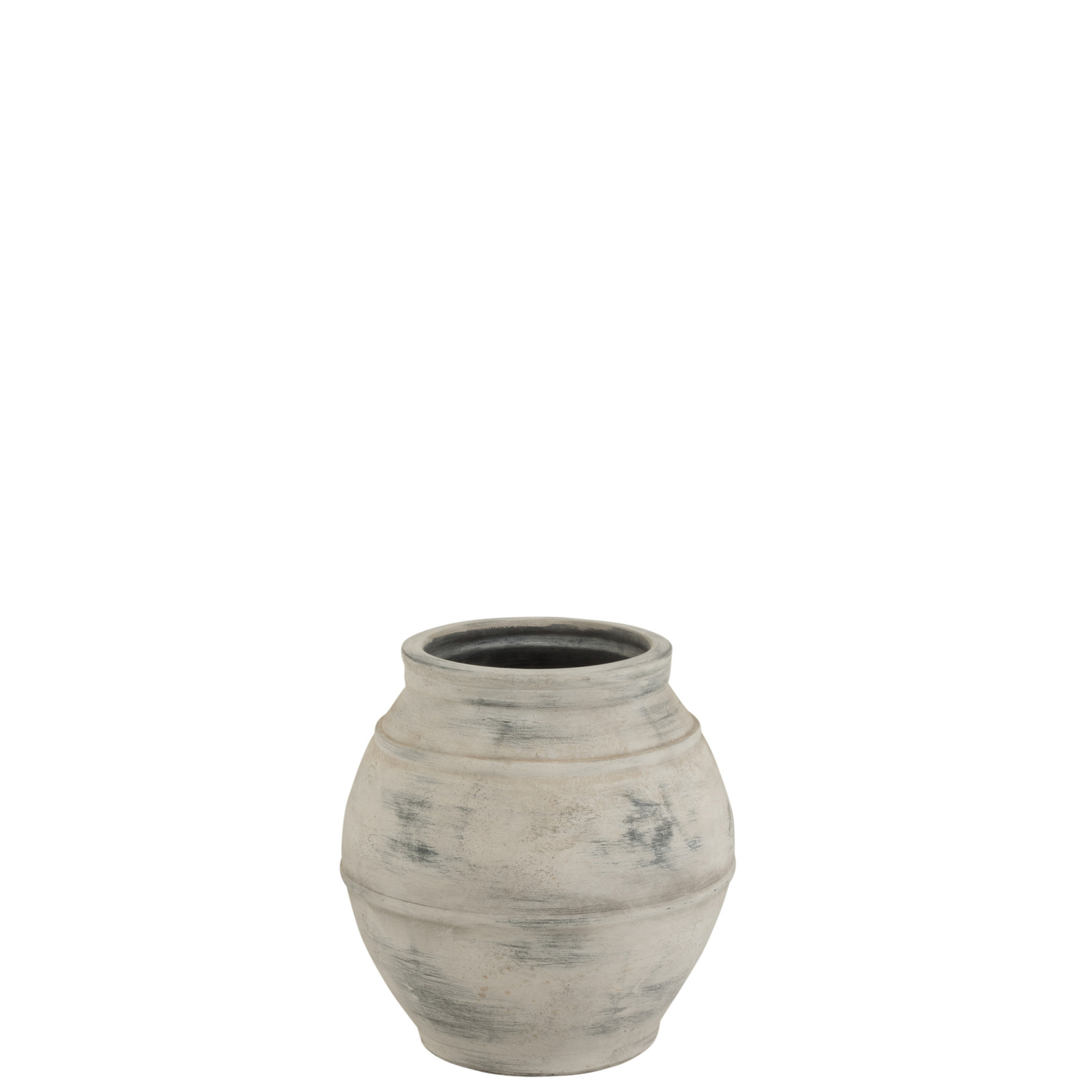 J-Line Flowerpot Round Spotted Small