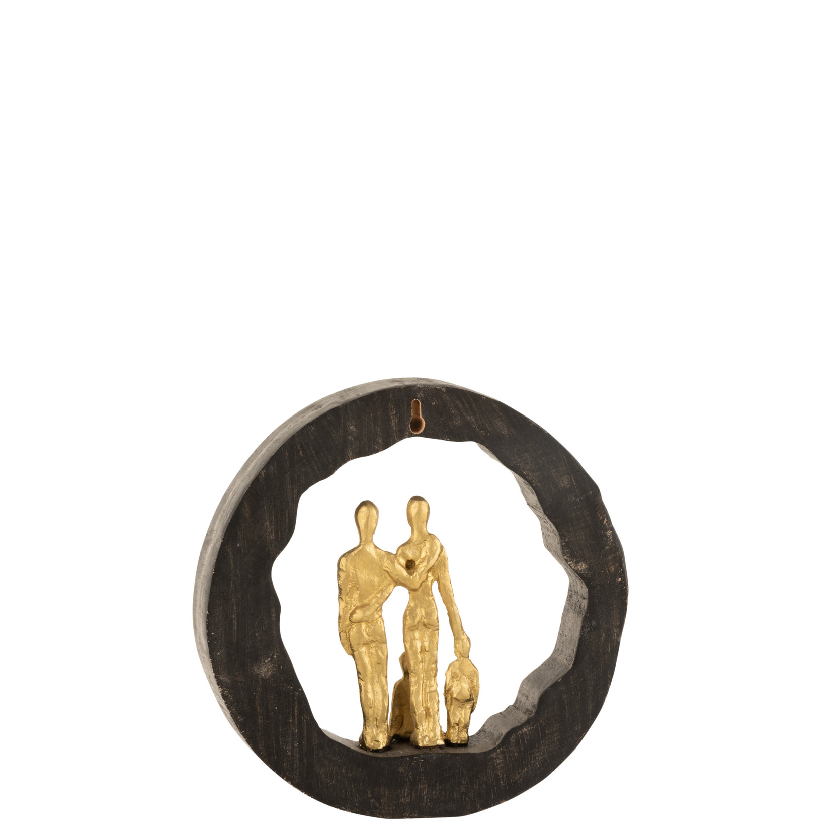 J-Line Statue Family In Circle Gold