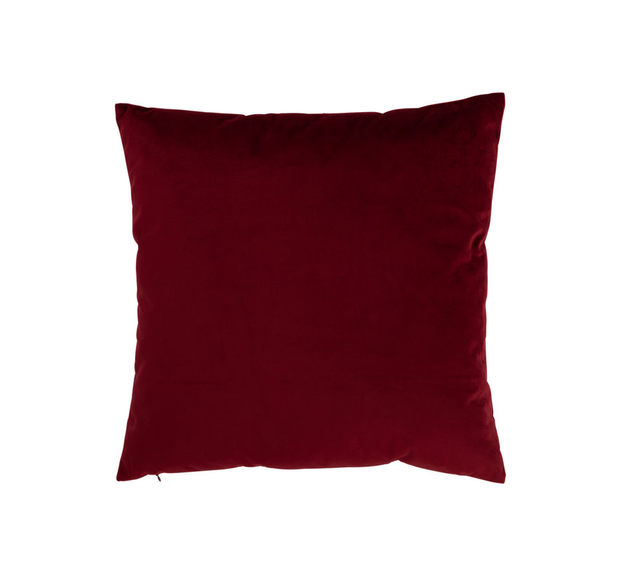 Cushion Square Dark Red