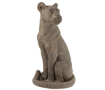 J-Line Decoration Panther Clay Beige